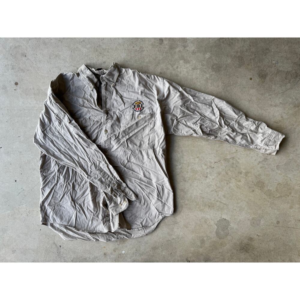 American Terrain FBI Embroidered Work Shirt